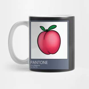 Pantone Viva Magenta Peach Card Mug